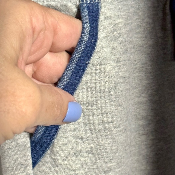 NWT Splendid Boys Light Grey and Navy Patched Knees Sweatpants Size 18-24 Months - Picture 3 of 9